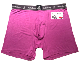 Psycho Bunny MEN&#39;s Pink Currant UNDERWEAR TRUNK BRIEFS Size XL - £13.12 GBP