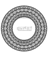 Paneformi. Circle.  Stamplistic Layering Stamps.CLEARANCE - $11.62 CAD