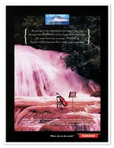 Cunard Cruise Line Vistafjord Cello Waterfall Vintage 1997 Full-Page Magazine Ad - £7.72 GBP