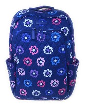 Vera Bradley Laptop Backpack Ellie Flowers - Purple Interiors - NWT - $1... - $79.95