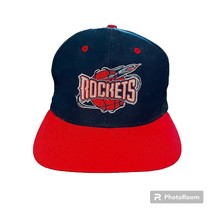 Vintage 90s Logo 7 Houston Rockets NBA Basketball Snapback Hat - £32.48 GBP