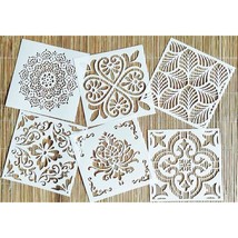 Reusable Stencil Laser Cut Painting Template Floor Wall Tile Fabric Furniture St - £12.78 GBP