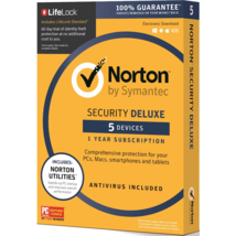 Norton Security Deluxe, 5 Devices, 90 Days, Key - $22.00