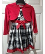 Girls Sz 5 Bonnie Hean Buffalo Plaid  Dress - $88.51 CAD