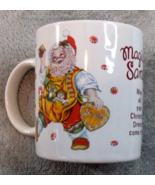 Santa&#39;s Magical Cookies Mug Sakura Milk Cocoa Coffee Christmas C. Johnso... - £6.74 GBP