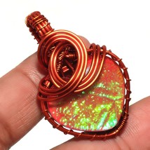 Australian Triplet Opal Wire Wrapped Handcrafted Copper Pendant 1.80&quot; SA 1314 - £3.98 GBP