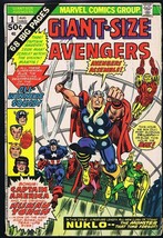 Giant Size Avengers #1 ORIGINAL Vintage 1974 Marvel Comics 1st Modern Whizzer - $39.59