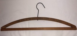 VINTAGE WOOD HANGER - FANSET DYE WORKS, INC., GLENDALE BLVD. LOS ANGELES... - £11.85 GBP