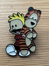 Calvin &amp; Hobbs Metal Enamel Pin - New Lapel Pin, Brooch Pin - £4.48 GBP