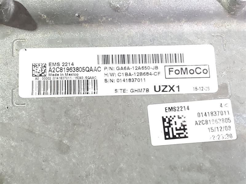 ECM Electronic Control Module PN:GA6A12A650JB OEM 15 16 17 18 Ford Fiesta Item image 3