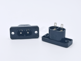 5PCS RF-180 RONG FENG IEC 60320 C8 AC Inlet 2.5A 250VAC Socket C8-2 - $8.00