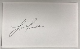 Lou Piniella Signed Autographed 3x5 Index Card #3 - £11.84 GBP
