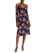 NWT Cold Shoulder Wrap Dress Sz M - £37.56 GBP