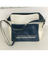 Vintage vinyl american express world travel service carry on bag movie p... - $599.40 MXN
