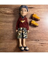 Bratz Boyz Nu-Cool EITAN 2003 Incomplete Y2k Camo Shorts Sandals Hankerc... - $523.61 MXN