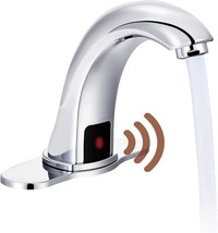 Touchless Bathroom Sink Faucet With Temperature Control, Hands-Free Hot,... - £111.97 GBP