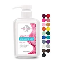 Keracolor Clenditioner Hair Dye Depositing Color Conditioner Light Pink 12 oz - £15.11 GBP