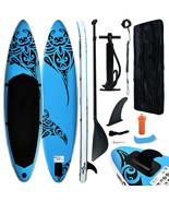 vidaXL Inflatable Stand Up Paddleboard Set 120.1&quot;x29.9&quot;x5.9&quot; Blue - $4,682.53 MXN