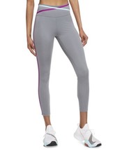 Nike Womens Dri-fit One Mid-Rise 7/8 Taped Leggings size Medium Color Smoke Grey - £51.66 GBP