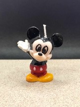 Mickey Mouse Birthday Cake Candle Topper 2.5 Inch Tall - £7.85 GBP