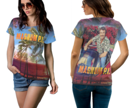 Magnum P I 80s Tv show T-Shirt Tees  For Women - £17.15 GBP