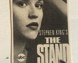 Stephen King’s The Stand Tv Guide Print Ad TBS Molly Ringwald TV1 - $5.93