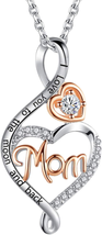 Mother&#39;s Day Gifts for Mom Her Wife, Sterling Silver Mom Grandma Necklace, Birth - £52.63 GBP