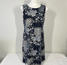 Tommy Hilfiger Dress Size 12 Blue &amp; White Sleeveless - $24.99