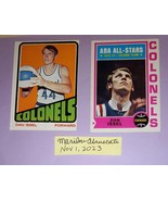 Dan Issel 2 Card Lot Topps Basketball Kentucky Colonels Wildcats - £8.91 GBP