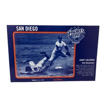 VTG Jerry Coleman Signon San Diego Padres Rally Sign 17&quot; x 11&quot; Oh Doctor! - $98.99