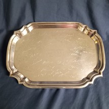 Sterling Silver Poole Tray 1960 Vintage Presentation Engraved Signatures 16x11.5 - £1,416.24 GBP