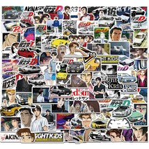 10/30/50/100PCS  Initial D  Stickers Skated Laptop Phone Bike Car Luggage Cool W - £20.73 GBP