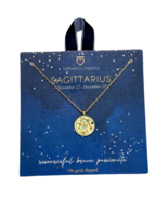 Celestial 14k Gold Dipped Necklace Sagittarius November 22-December 22