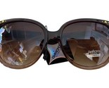 Diamond Womens Brown Plastic Cateye Fashion Sunglasses UV 400 Protection - $9.89