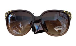 Diamond Womens Brown Plastic Cateye Fashion Sunglasses UV 400 Protection - £7.76 GBP