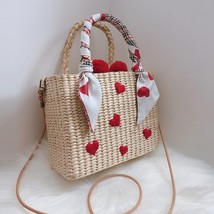 Natural Basket Handmade Straw bag Bridal Shower Gift for Bride to Be Engagement  - £78.95 GBP