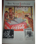 Coca-Cola Boy Scout Jamboree Print Magazine Ad 1937 - $17.82 CAD