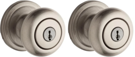 Storeroom Door Lever Satin Nickel Hancock Kwikset 750H-15-6AL-RCS-K3 (2-... - $74.24
