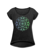 Mandala Roll Cuff Tee - $52.00 CAD