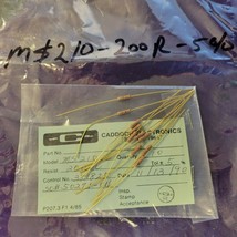 (10 Pcs) MS210-200R-5% Caddock Thick Film Resistors Through Hole New Rare $99 - £73.35 GBP