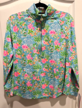 Disney Parks Lilly Pulitzer Mickey Minnie Mouse Skipper Popover Medium M Top NWT - £115.01 GBP