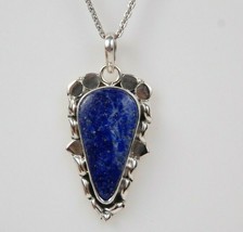 925 Argent Sterling Lapis Lazuli Gemmes Fait à la Main Collier Femme PSV-1767 - £25.56 GBP+