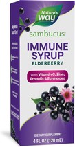 Nature&#39;s Way Sambucus Immune Elderberry Syrup, Herbal Supplements with Echinacea - £21.57 GBP