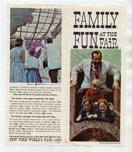 Family Fun at the Fair Brochure 1965 New York World&#39;s Fair Cost of Atrra... - £12.12 GBP