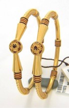 Fabulous traditional design 22 kt gold bangle bracelet kangan set 2pc. Handmade - £3,797.74 GBP