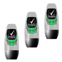 3 PACK Rexona Men Quantum Dry Roll-on antiperspirant for men 50 ml - £23.48 GBP
