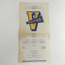 1976 The Chelsea Theater Present Playwrights Horizon in Vanities by G. W... - £14.81 GBP