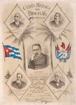 14443.Decor Poster print.Room wall art design.Jose Marti and Cuban heroes - £12.73 GBP+