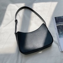 Bags For Women Fashion Pu Leather Zipper Underarm Bag Ladies Simple Design Casua - £36.95 GBP