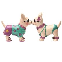 Pacific Trading Beach Chi Chi Chihuahua Ceramic Salt and Pepper Shaker 3... - $19.78